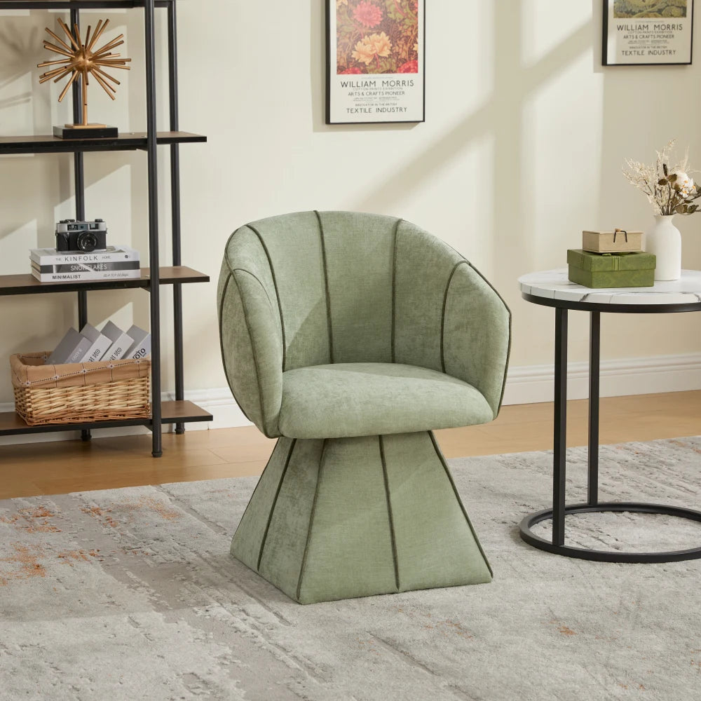 Fauteuil pivotant chenille, dossier haut, fauteuil de chambre